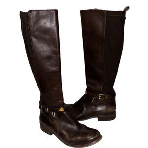 Michael Kors Dark Brown Over the Knee Boots